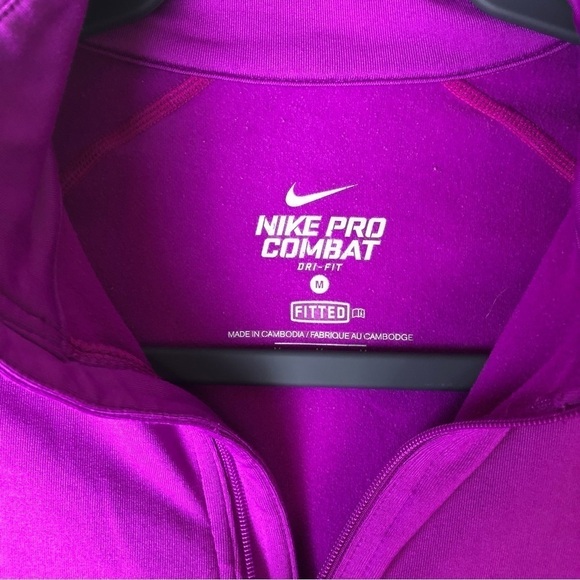 Nike Pro Combat Quarter Zip - Picture 3 of 5